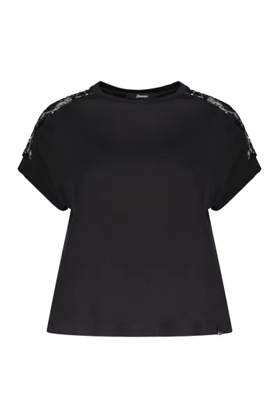 Herno Cotton T-shirt In Blue