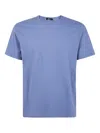 Herno Crew Neck Short Sleeves T-shirt In Blue