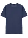 Herno Cotton T-shirt In Blue