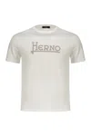 Herno Cotton T-shirt In White