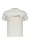 Herno Cotton T-shirt In Neutral