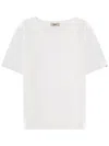 Herno Neutrals Pristine Boxy Crewneck T-shirt In White