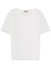 Herno Neutrals Pristine Boxy Crewneck T-shirt In White