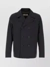 Herno Navy Blue Cotton Trench Coat