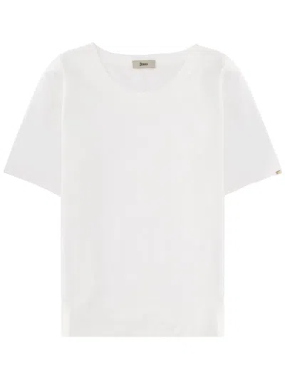 Herno Cotton T-shirt In White