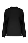 Herno Crew-neck Blouse In Black