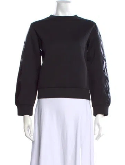 Pre-owned Herno Crew Neck Long Sleeve Sweatshirt W/ Tags In Black