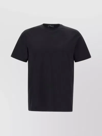 Herno Superfine Cotton T-shirt In Black