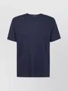 Herno Crew Neck Plain Design Short Sleeves T-shirt In Blue