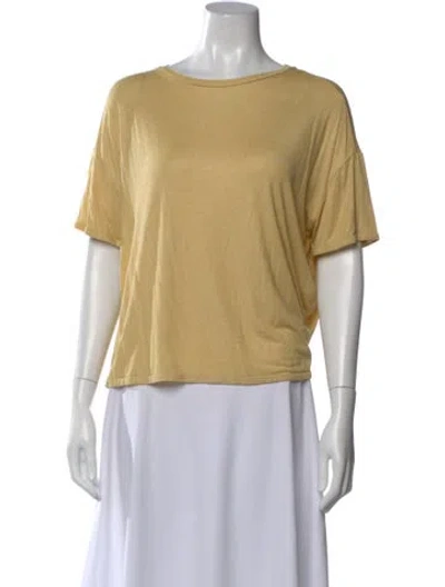 Pre-owned Herno Crew Neck Short Sleeve T-shirt In Neutral