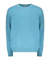 Herno Crew Neck Sweater In Blue