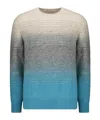 Herno Long Sleeve Crew-neck Sweater In Blue