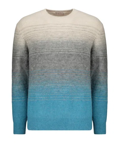 HERNO OMBRE RIBBED SWEATER