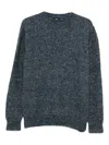 Herno Crew-neck Sweater In Blue