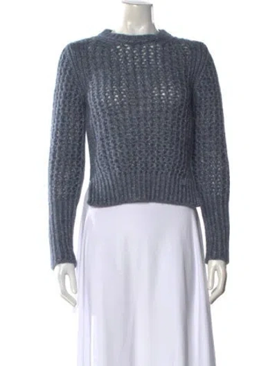 Pre-owned Herno Crew Neck Sweater W/ Tags In Blue