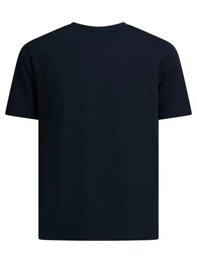 Herno Crew-neck T-shirt T-shirts Blue In Black