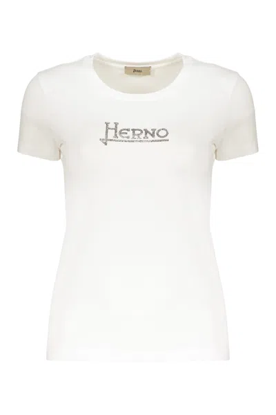 HERNO CREW-NECK T-SHIRT
