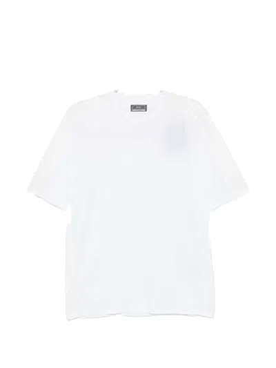 Herno Crew Neck T-shirt In White
