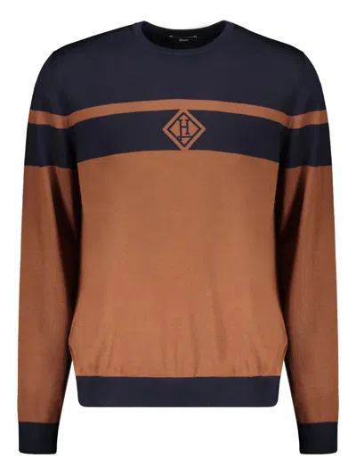 HERNO CREW-NECK VIRGIN WOOL SWEATER