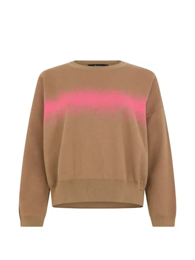 Herno Crew-neck Sweater In Brown