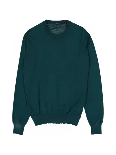Herno Crew-neck Sweater In Green