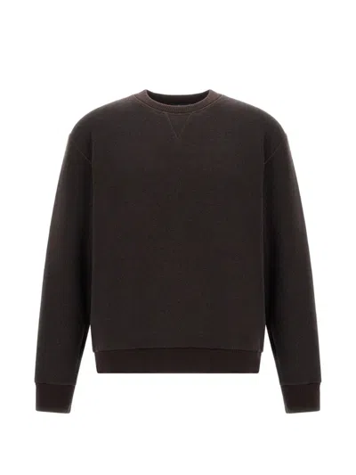 Herno Crew-neck Sweatshirt In Brown