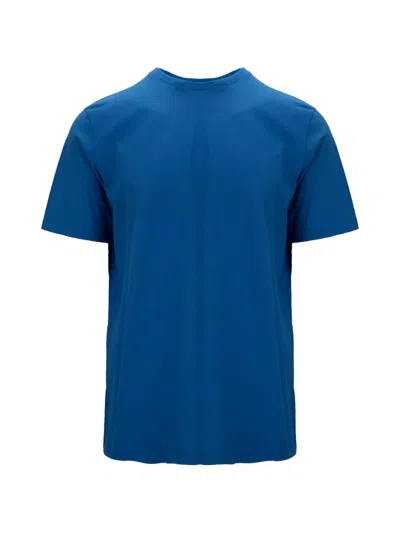 Herno Crew-neck T-shirt In Blue