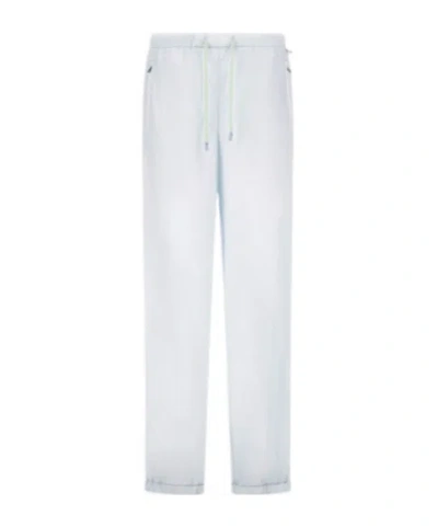 Herno Crinkled Drawstring Track Pants In Black