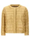 Herno Crio Casual Jackets And Parka Gold In Neutral