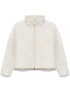 Herno Cropped Jacket In Beige