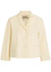 Herno Cropped Stretch-polyamide Jacket In Neutral