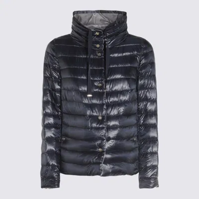 HERNO HERNO DARK BLUE DOWN JACKET