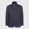 Herno La Giacca Water Resistant Down Blazer With Removable Bib