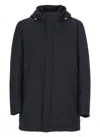 Herno Three-quarter Coats In Black