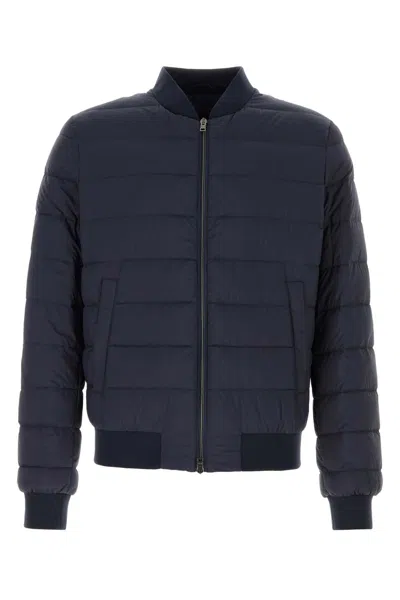 Herno Dark Blue Nylon Down Jacket
