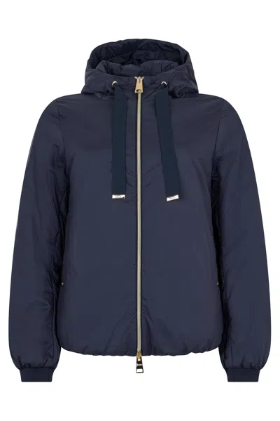 Herno Dark Blue Parka With A Versatile Design