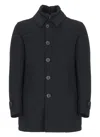 Herno Midnight Blue Padded Nylon Down Jacket In Blue
