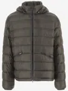 Herno Long-sleeved Cotton Jacket In Green