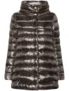 Herno Amelia Light Puffer Jacket In Gray