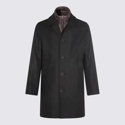 HERNO HERNO DARK GREY COAT