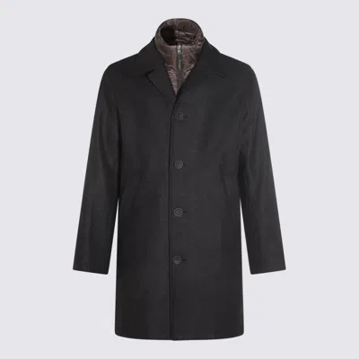 HERNO DARK GREY COAT