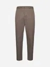 Herno Dark Taupe Cotton Feel Trousers