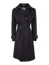 Herno Women's Trench In Blue