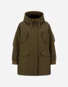 Herno Parka In Delon And Keystone In Green