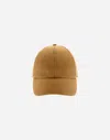 Herno Delon Baseball Cap In Camel