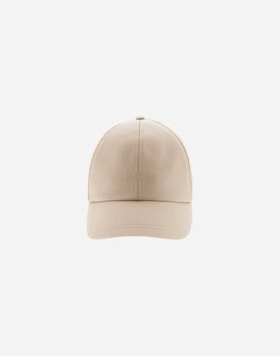 Herno Delon Baseball Cap In White