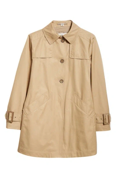 Herno Cotton Trench Jacket In Neutrals