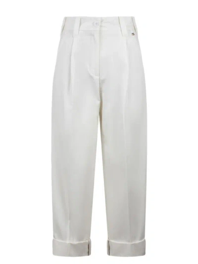 Herno Delon Trousers In White