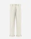 Herno Delon Trousers In White