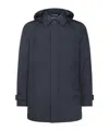 Herno Detachable-hood Down Coat In Black